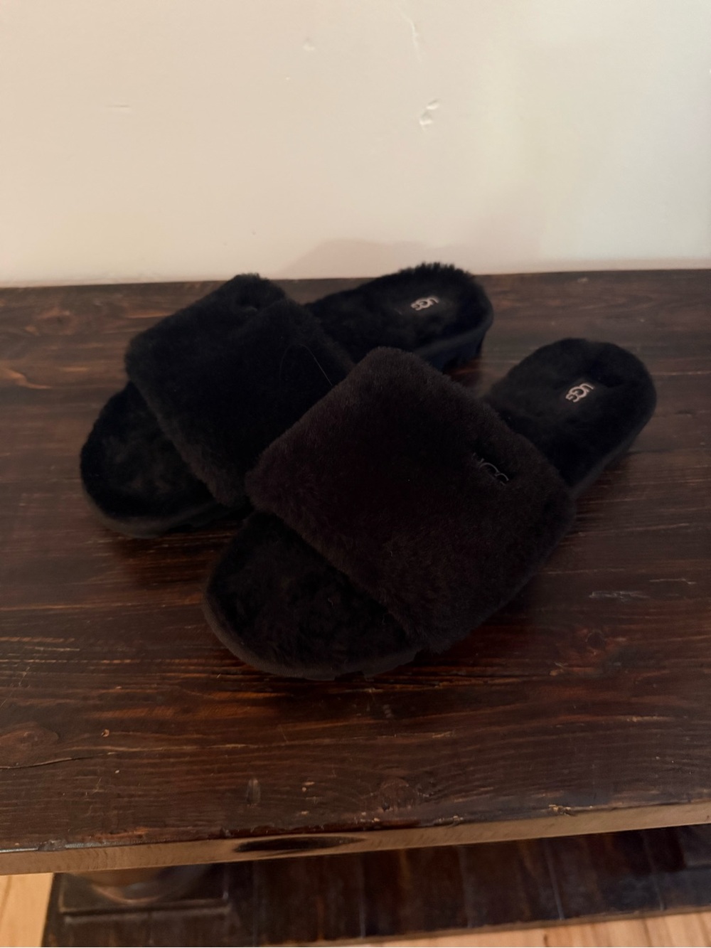 UGG Black Slide Women's Cozy Slip-On Sandals